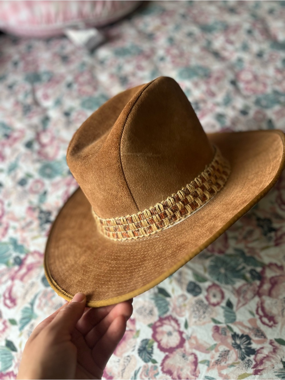 Brown Felt Cowboy Hat